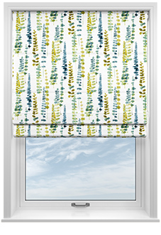 Santa Maria, Aquamarine - Twist&Fit Roman Blind